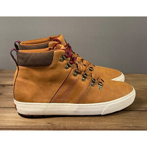 Ben Sherman Men's Harvey High Top Sneakers Size 13 Brown Lace Up Casual
